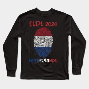 Netherlands Euro 2024 Long Sleeve T-Shirt